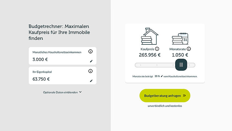 Neuer Budgetrechner von Dr. Klein